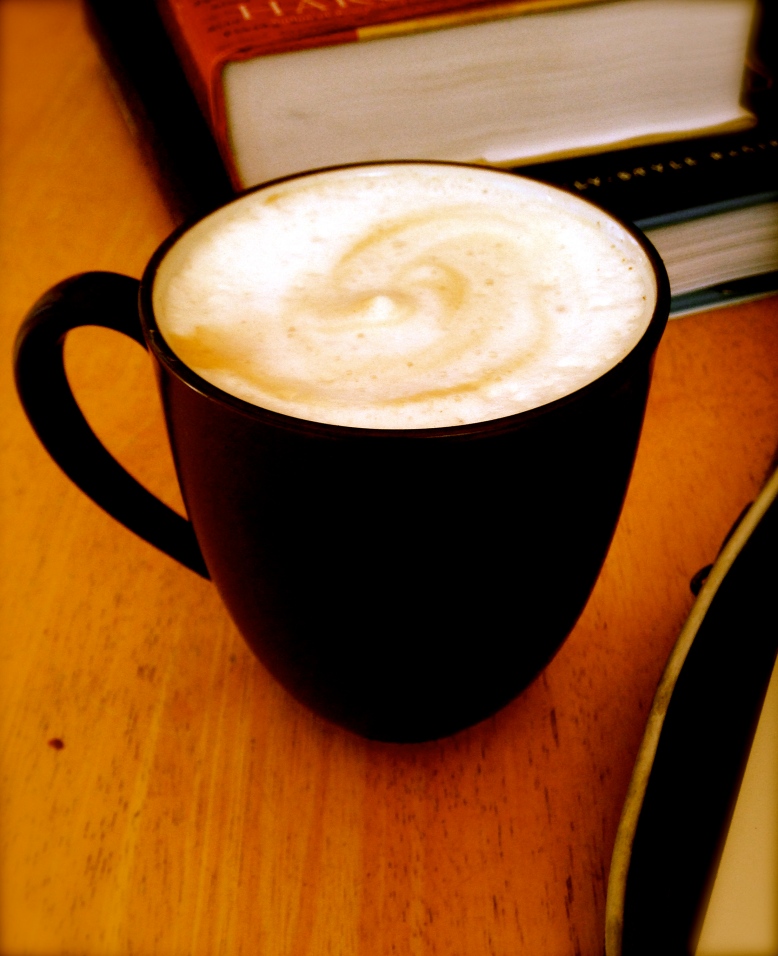 Nespresso homemade vanilla latte YUM